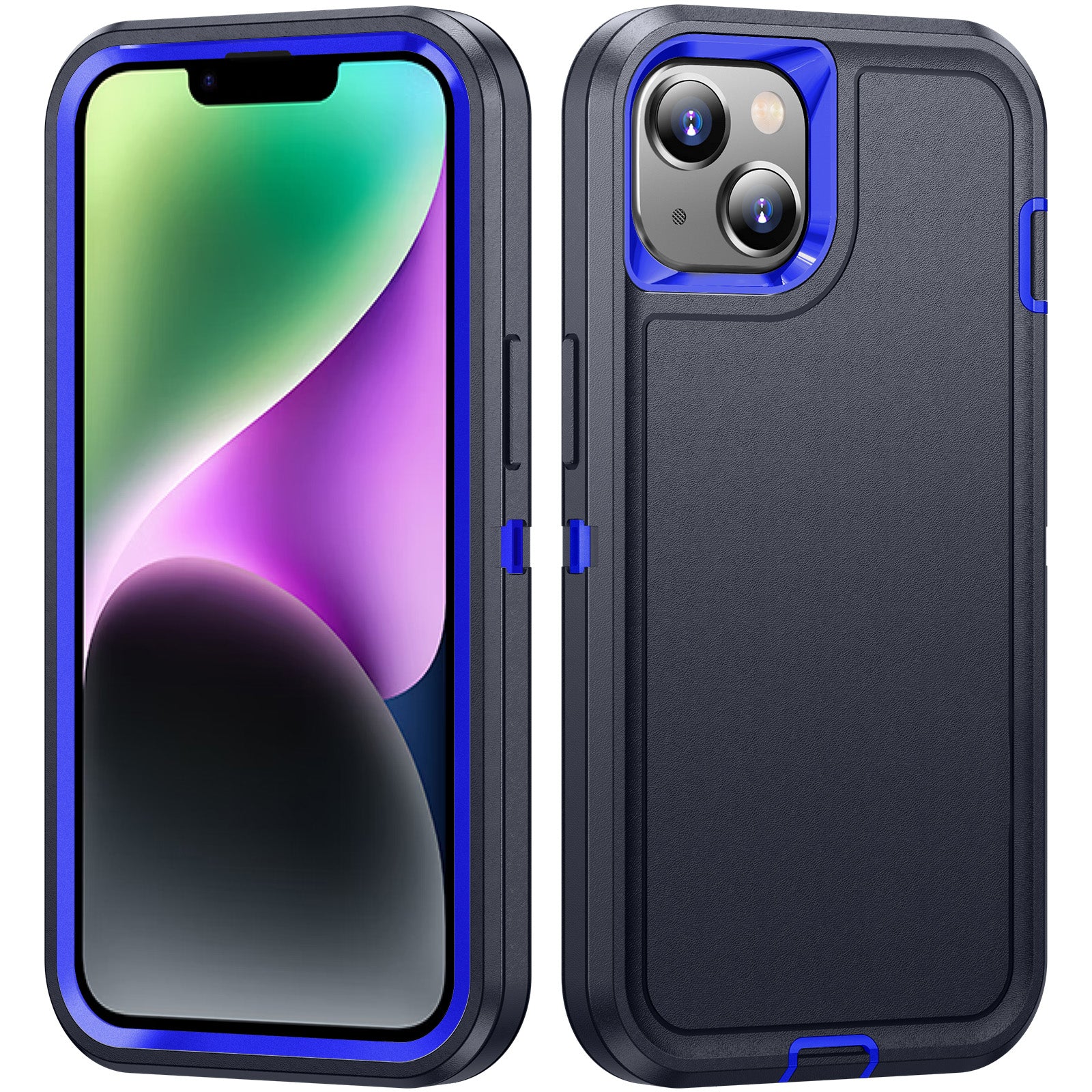 Til iPhone 14 Plus TPU+PC beskyttende etui Panser stødsikkert telefoncover Til iPhone 14 Plus TPU+PC beskyttende etui Panser stødsikkert telefoncover
